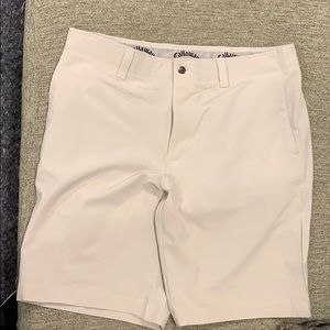 Tan Callaway golf shorts